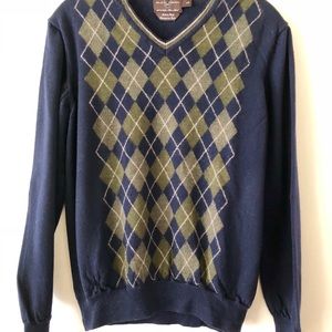 Black Brown 1826 men’s wool large sweater